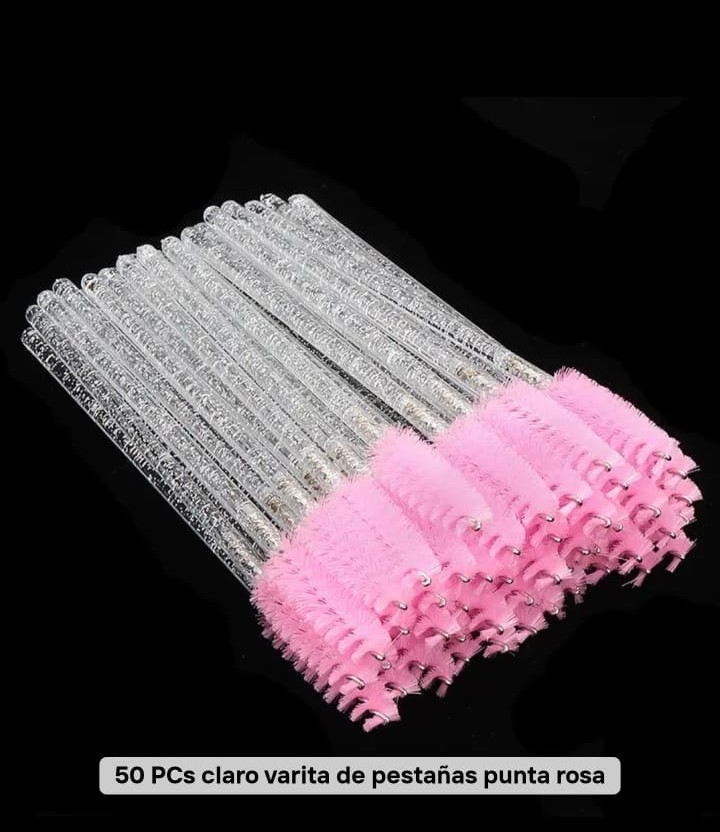 Cepillo Escarchados Rosa (50ud)