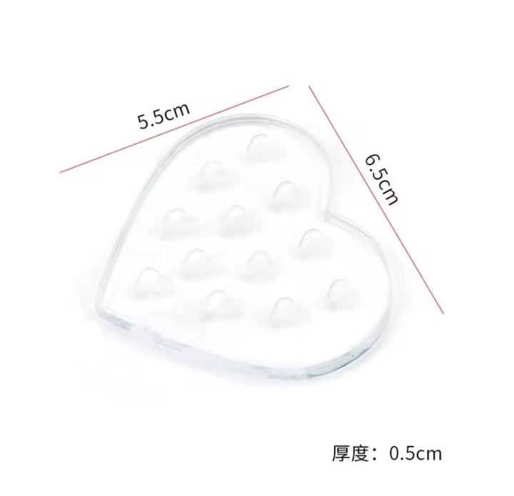 Bandeja de Corazón Transparente