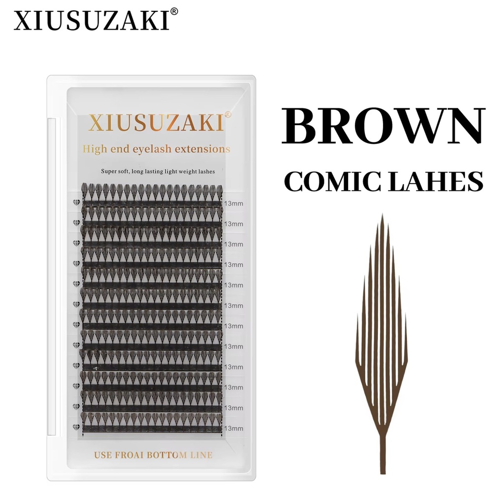 Xiusuzaki Feather Spire 0,07mm Cafés